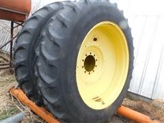 John Deere/Goodyear 18.4R46 Tires/Rims & Axle Mount Hubs 