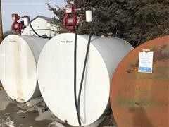 1000 Gallon Red Farm Diesel Tank 