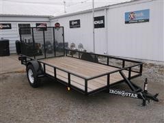 2014 Maxwell Iron Star Flatbed Trailer 