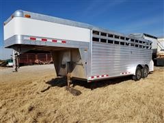 2003 4 Star Trailers Aluminum Livestock Trailer 