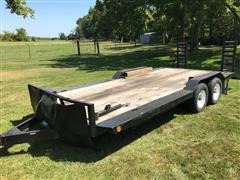 2009 Homemade T/A Flatbed Trailer 