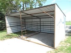 Shop Built Livestock Shelter 