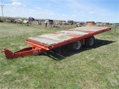 1973 Miller Tilt-Top Flatbed Trailer 