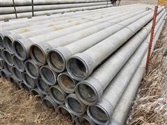 Hastings 8" X 30' Gated Irrigation Pipe 
