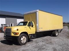 1998 Ford F Series 24' Enclosed Box S/A Straight Truck 