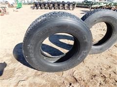 Bridgestone, Michelin, Goodyear, Yokohama, BF Goodrich, Remingtron Recapped Semi Truck Tires 