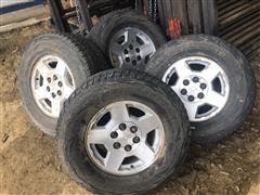 Chevrolet 6 Bolt Aluminum Rims & Tires 