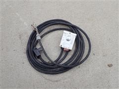 Hubbell C03975H22 Switch W/25' 220 Cord 