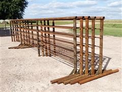 J Bar H 24' Freestanding Livestock Panels 