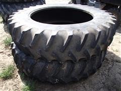 (2) Firestone All Traction 23 Radials 18.4R46 Tires 
