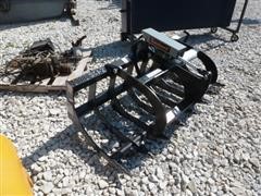 2014 Unused Skid Steer 66" Tomahawk Brush Grapple With 36" Grapple Attachment 