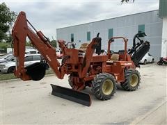 2001 DitchWitch 7610DD 4x4 Trencher/Backhoe/Backfill Blade 