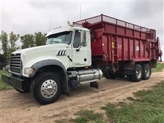 2008 Mack Granite 713 T/A Manure Spreader Truck 