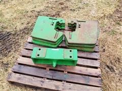 John Deere Suitcase Weights W/Bracket 