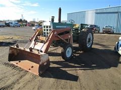 1967 Oliver 1750 2WD Tractor W/GB 800 Loader 