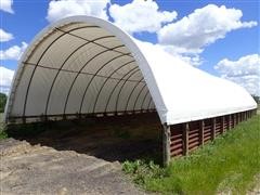 Steel 35'X75' Hoop Barn 