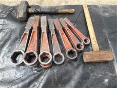 Gear Wrench Hammer Wrenches And 2 Sledge Hammers 