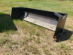 Wemhoff 8' Wide Snow Pusher Skid Steer Attachment 