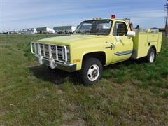 1987 Chevrolet K30 4X4 Brush/Grass Fire Truck 