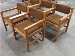 Oak Board Room Chairs 