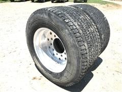 445/50R22.5 Super Single Truck Tractor Tires/Rims 