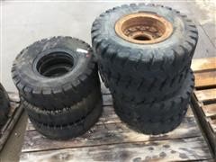 Air Pneumatic Forklift Tires And Rims 