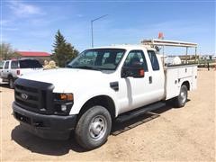 2010 Ford F250 4x4 Extended Cab Pickup W/Utility Box 