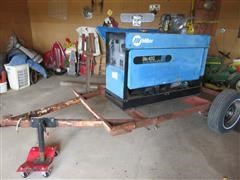 1990 Miller Big 40G Portable Welder/Generator On Trailer 