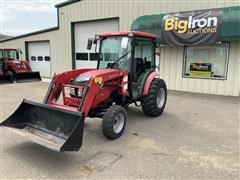 2015 Mahindra 1538L 4WD Compact Utility Tractor W/Loader 