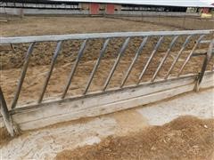 Fence Line Feed Rack Stanchions 