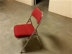 Krueger Folding Locking Cushion Chairs 