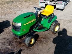 John Deere L111 Lawn Tractor W/42" Belly Mower 