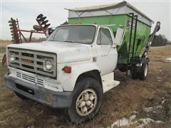 1985 GMC 7000 Grain Truck With Parker 2600 Seed Tender Box 