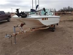 1971 Mark Twain Motorboat With Trailer 