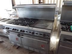 Wolf 6 Burners Commercial Stove 