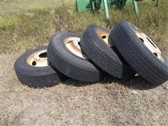 295-80R22.5 Truck Tires & Rims 