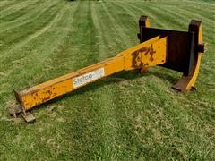 Shop-Built Wheel Loader Boom Lift Attachment 