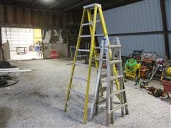 Werner Multi Purpose & Position Ladder And 8' Aluminum Ladder 