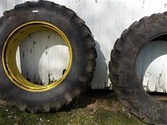 GoodYear 18.4 X 38 Rear Tractor Tires 
