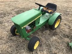 John Deere 110 Pedal Tractor W/Pulling Sleds 