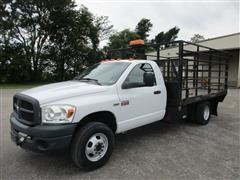 2009 Dodge Ram 3500 HD Flatbed Delivery Pickup 