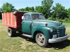 1953 Chevrolet 4100 S/A Flatbed Dump Truck 