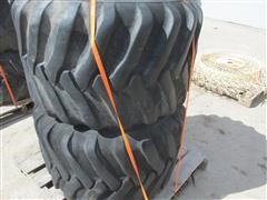 Alliance 33 600/40-22.5 Floatation Tires On Rims 