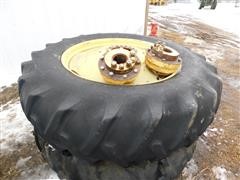 John Deere/Firestone Axle Mount Duals, Tires And Rims 