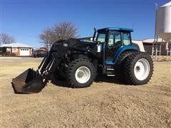 1994 New Holland 8670 MFWD Tractor W/Loader 