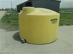 1550 Gal Yellow Poly Tank 