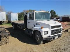 1994 Mack CS200 Tilting Flatbed Truck W/Box Sides 