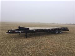 2010 Circle M Trailers 25’ X 102” T/A Flatbed Trailer 