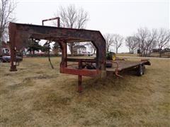 Homemade Flatbed 22' T/A Trailer 