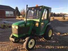 John Deere 4200 Compact Tractor W/Cab 